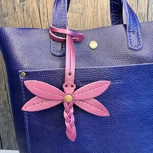 Portland Leather Dragonfly Charm LOLLIPOP FAST SHIP Bag Purse Charm NEW!